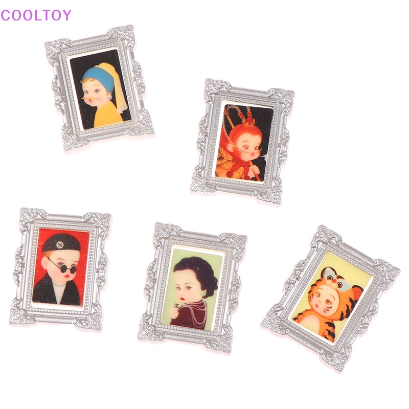 Khung Ảnh Mini Tỉ Lệ 1 / 12 Trang Trí Nhà Búp Bê