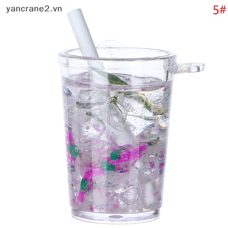 1 Ly Đựng Kem / Trái Cây Mini Màu Dạ Quang Trang Trí Nhà Búp Bê / Tiểu Cảnh {yancrane2.vn}