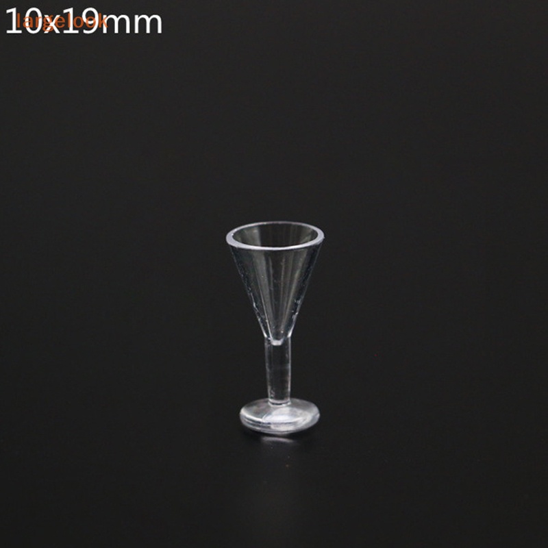 Set 10 Ly Rượu Mini Bằng Thủy Tinh Dùng Trang Trí Nhà Búp Bê