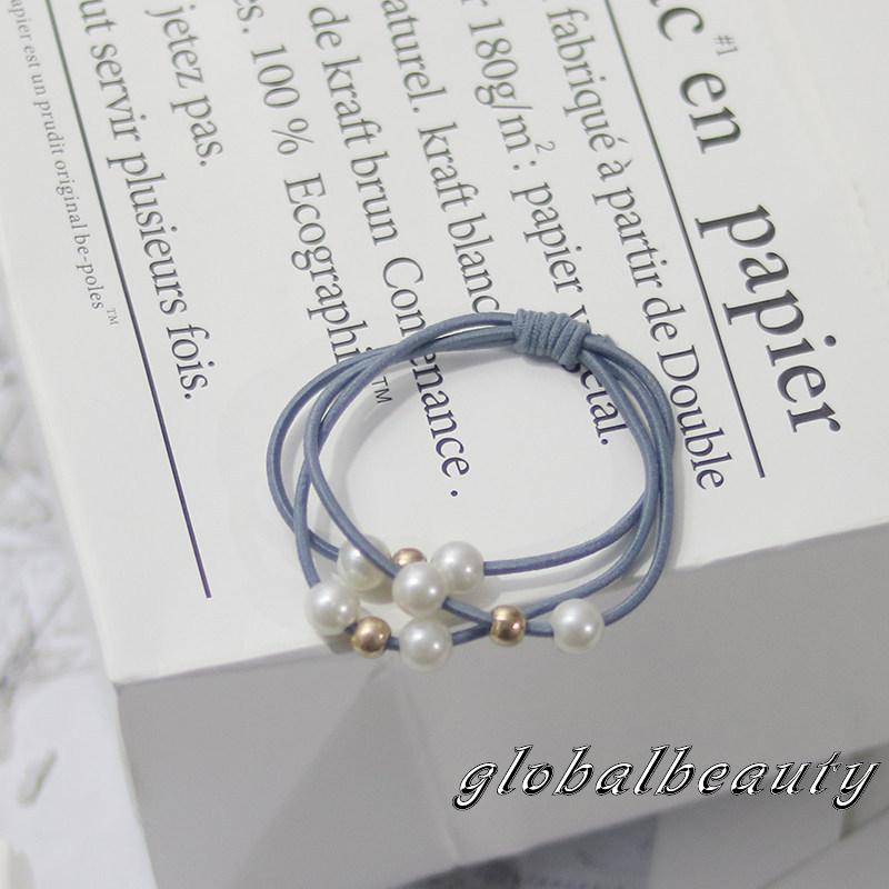 Dây Cột Tóc 3 Trong 1 Đính Ngọc Trai Giả Xinh Xắn Cho Nữ