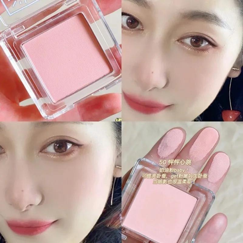 Judydoll Blush Judydoll Single Color Highlight Contour Trang điểm tự nhiên Đi kèm với cọ má hồng