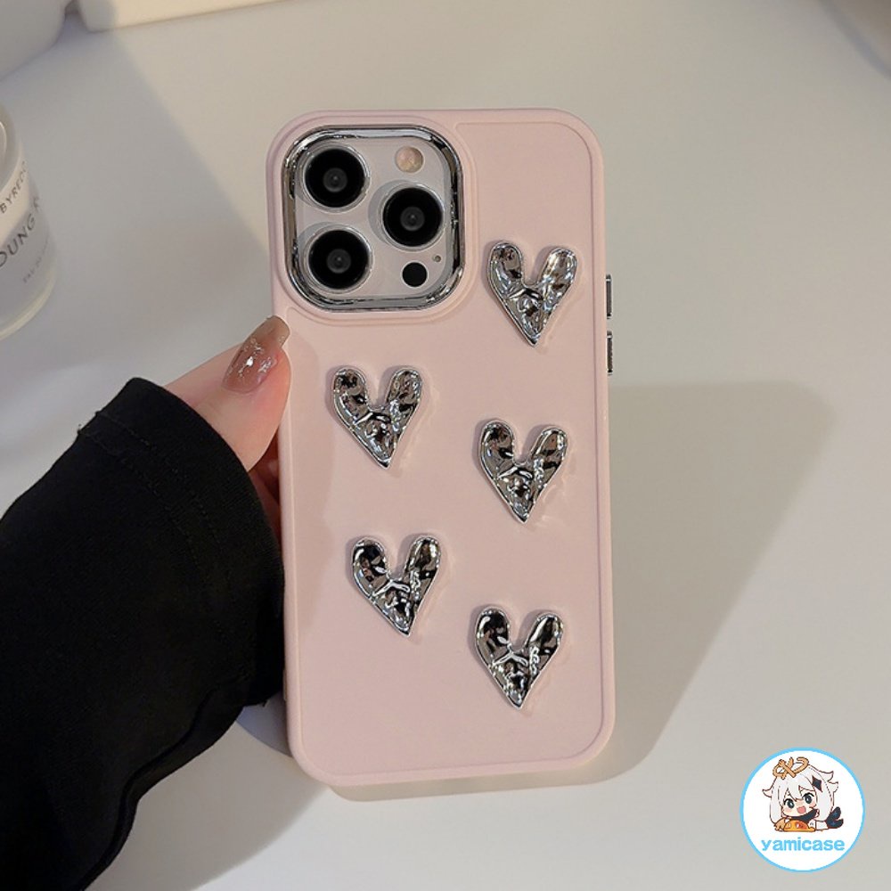 Ốp Điện Thoại Silicone Tình yêu 3D Cho Iphone 15 11 12 13 14 Pro Max 7Plus 8Plus