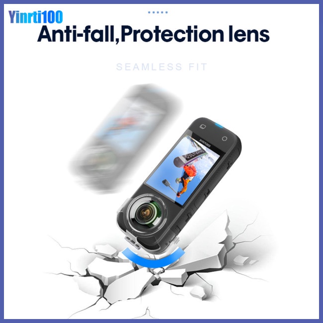 Vỏ Bảo Vệ Ống Kính Máy Ảnh Trong Suốt Chống Bụi Chống Rơi Cho Insta360 X3