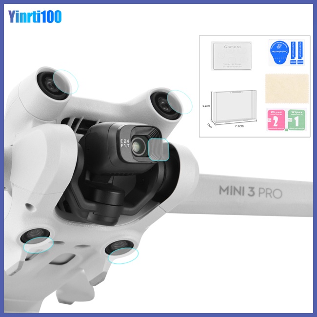 Kính Cường Lực Bảo Vệ Ống Kính Máy Ảnh Cho Dji Mini 3 Pro