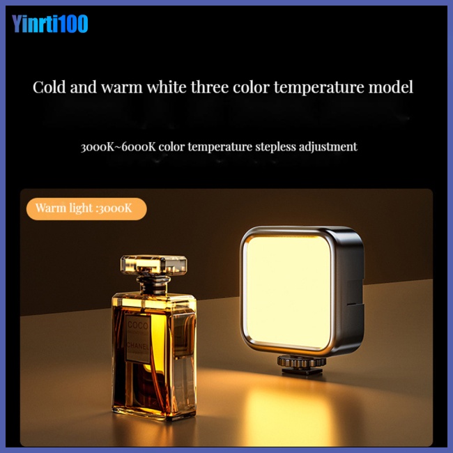 Đèn Chụp Ảnh Rgb Mini Cầm Tay Kèm Kẹp Tripod Tiện Dụng Cho Điện Thoại