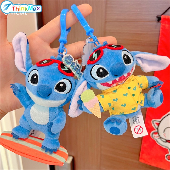 Thú Nhồi Bông Hình Stitch Hoạt Hình Đáng Yêu Trang Trí Ba Lô Cho Bé