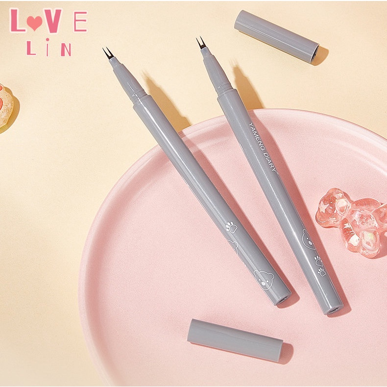 [lovelin] Bút Kẻ Mắt Dạng Lỏng Không Lem Chống Thấm Nước Kích Thước Mơ Mộng Hai Vuốt