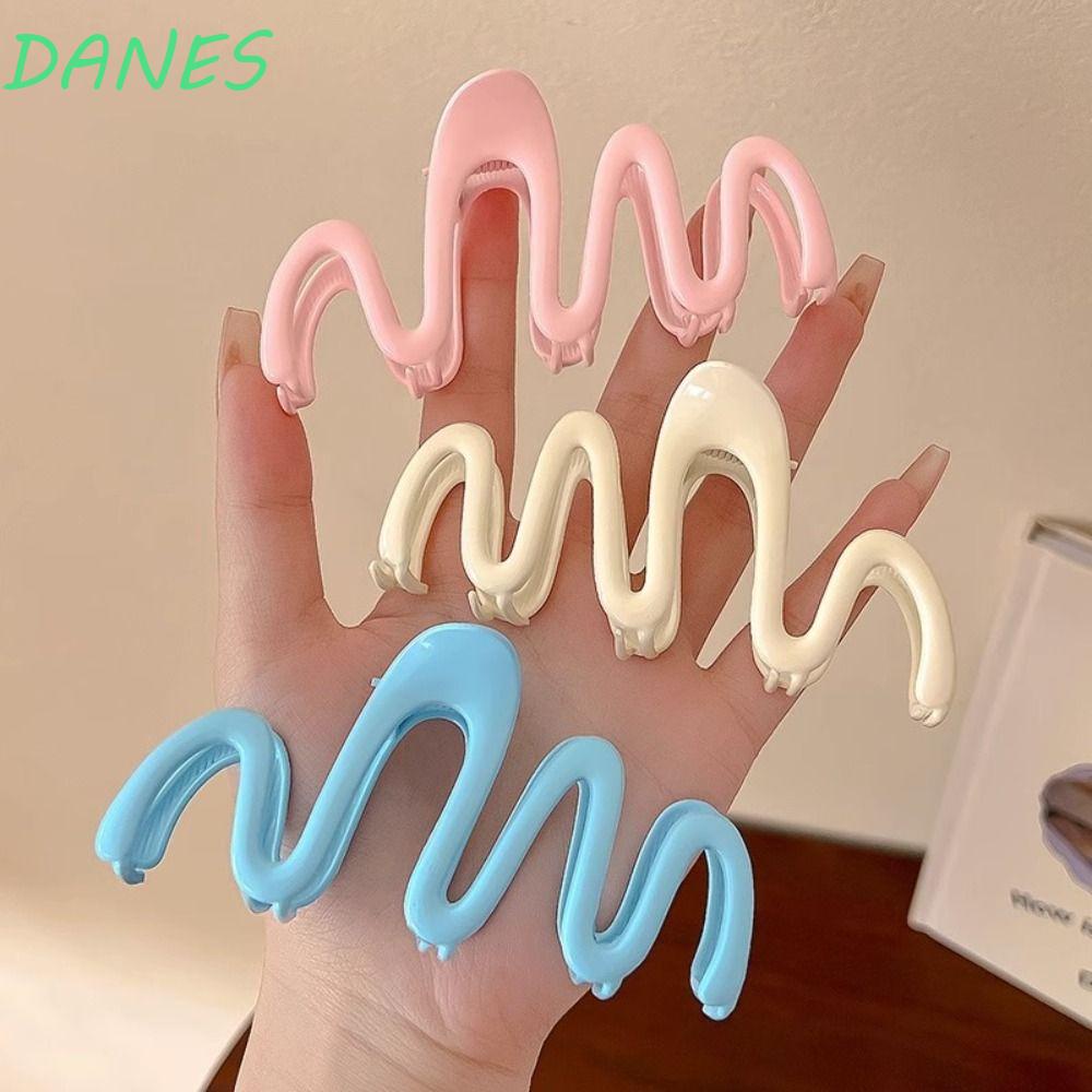 Kẹp Tóc Dạng Gợn Sóng Nhiều Màu Thời Trang Hàn Quốc Cho Nữ