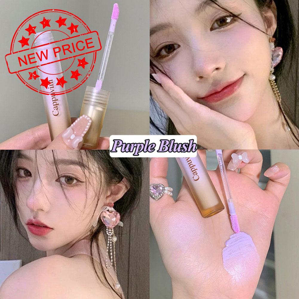 Phấn Má Hồng Dạng Lỏng Màu Tím Lì / Xanh Dương F7I0