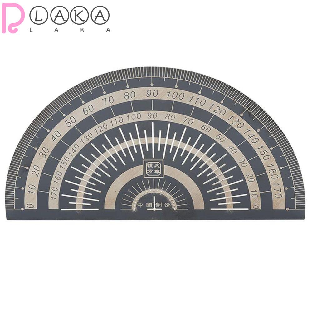 Thước Đo Góc Bằng Thép Không Gỉ Mạ Điện Màu Đen