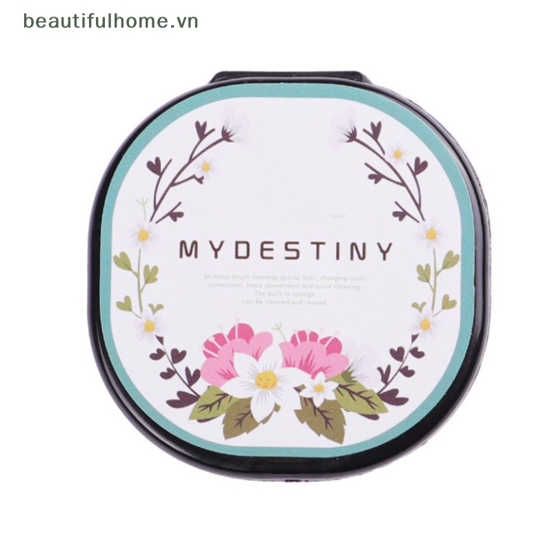 Hộp Vệ Sinh Cọ Trang Điểm Có Hai Công Dụng Nhiều Màu Sắc
