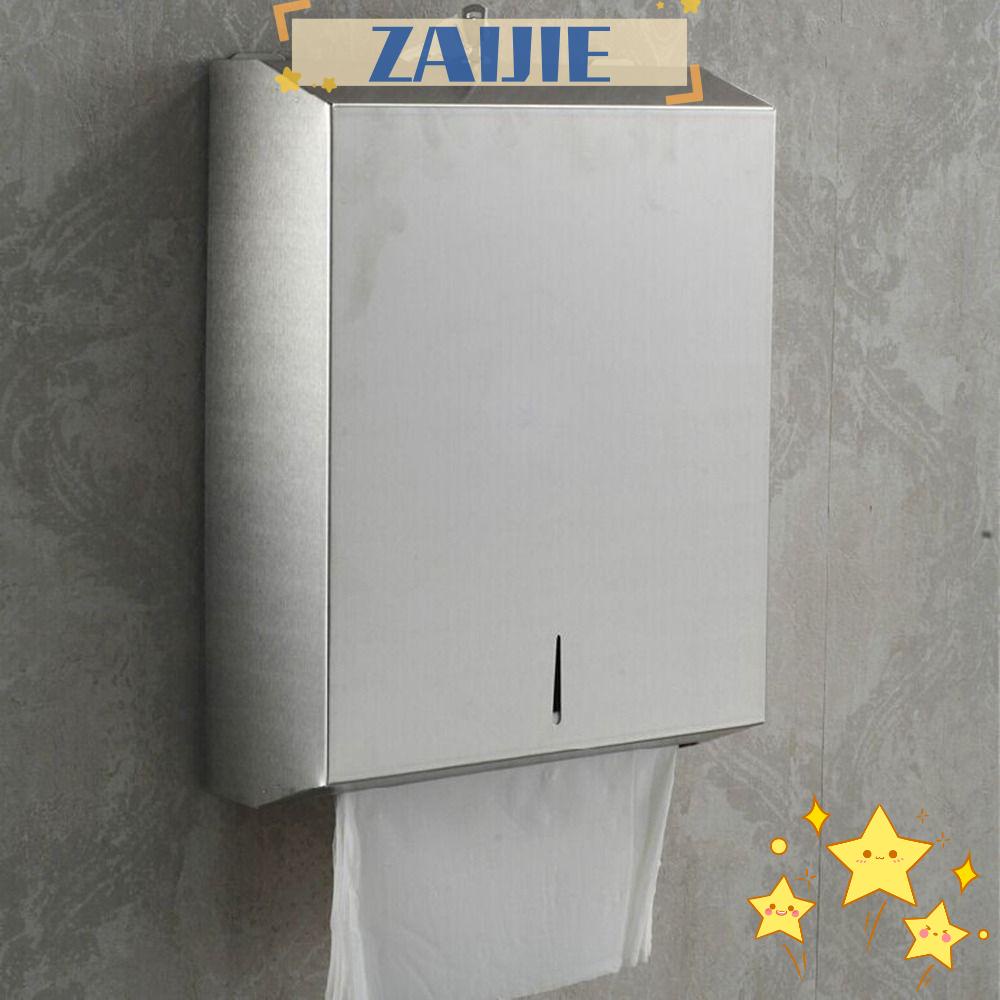 Hộp Đựng Khăn Giấy 24 Ngăn Gắn Tường Bằng Thép Không Gỉ Tiện Dụng