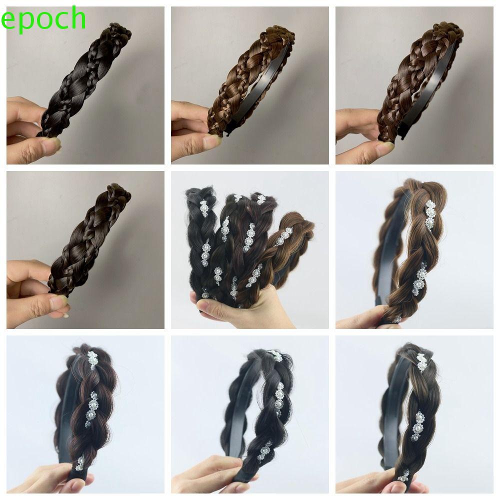 Epoch Băng Đô Cài Tóc Giả Bằng Sợi Tổng Hợp Chịu Nhiệt Độ Cao In Họa Tiết Hoa Hướng Dương Dễ Thương Đơn Giản Cho Nữ