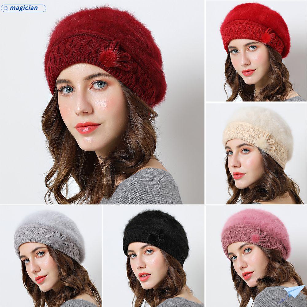 Mũ Beret Màu Trơn Thời Trang Cho Nữ