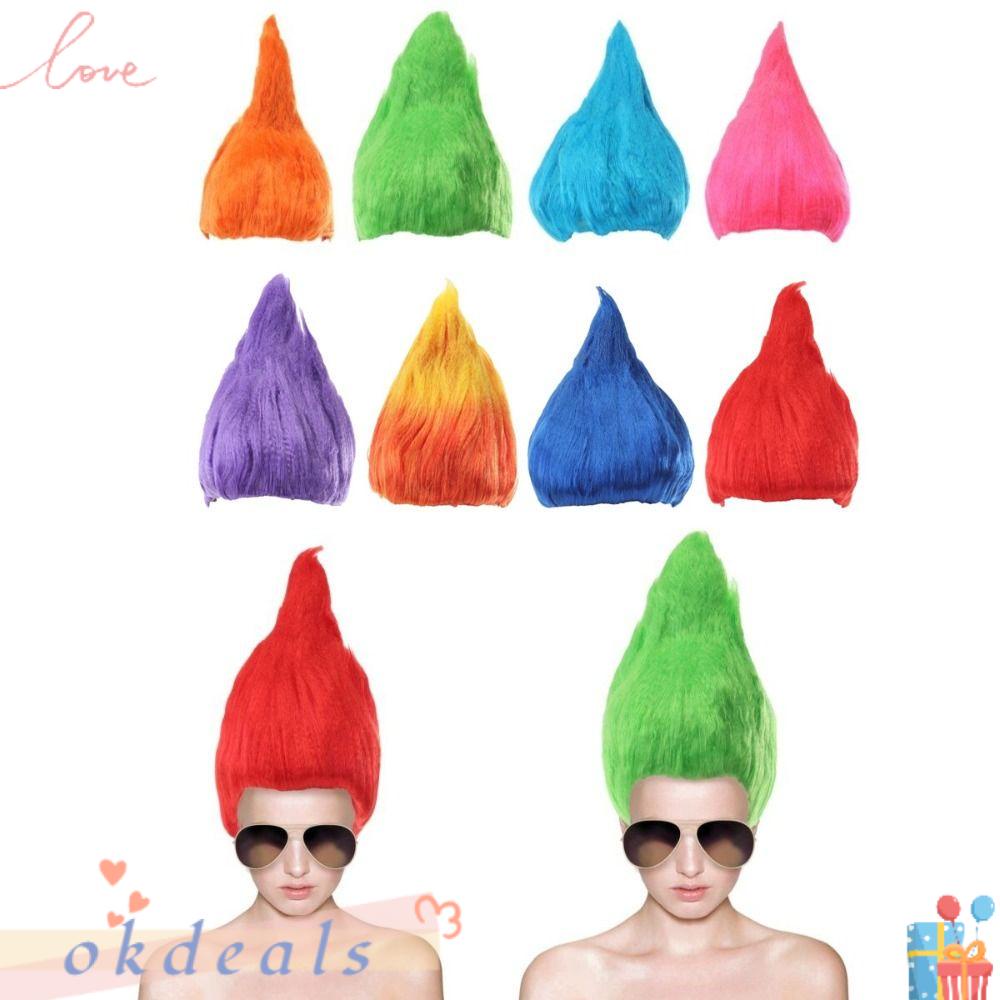 Tóc Giả Dây K / P Mềm Mại Nhiều Màu Sắc Dành Cho Người Lớn