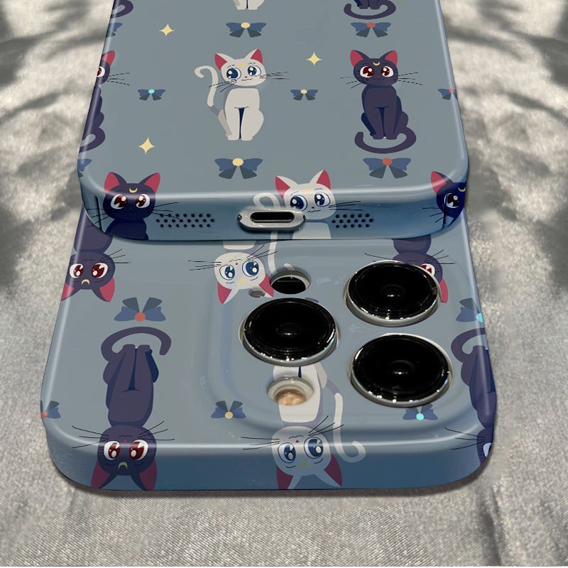 Ốp Điện Thoại Mềm Chống Sốc Hình Mèo Kitty 11In Cho iPhone12 max14pro78plus Apple 13 6DCR