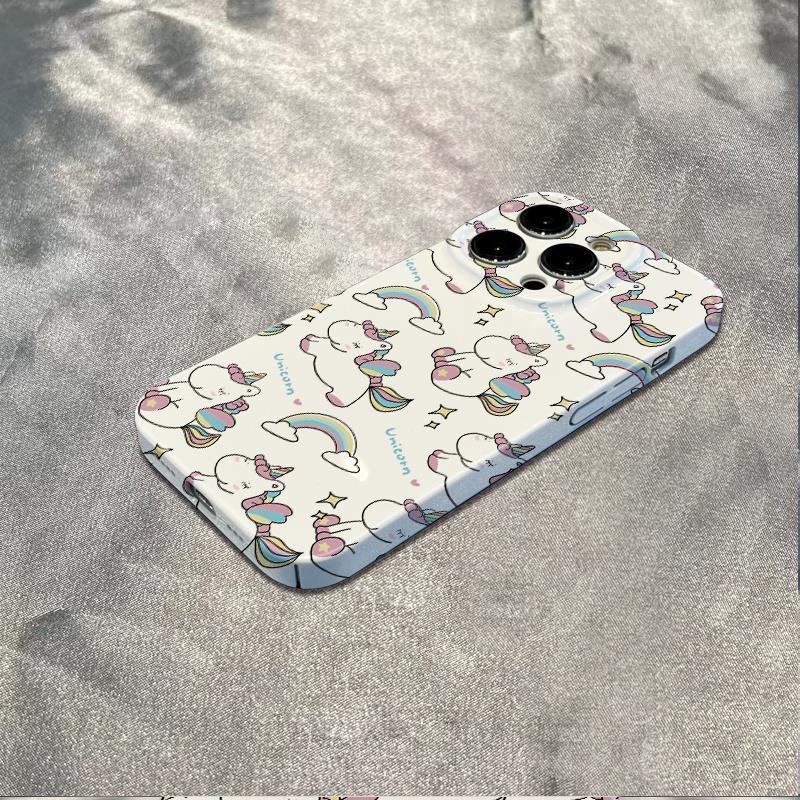 Ốp Điện Thoại Dẻo Họa Tiết Hoạt Hình Ngựa Pony Dễ Thương Chống Sốc Cho iPhone12 13max 6Splus 78 11 AIJR 14pro