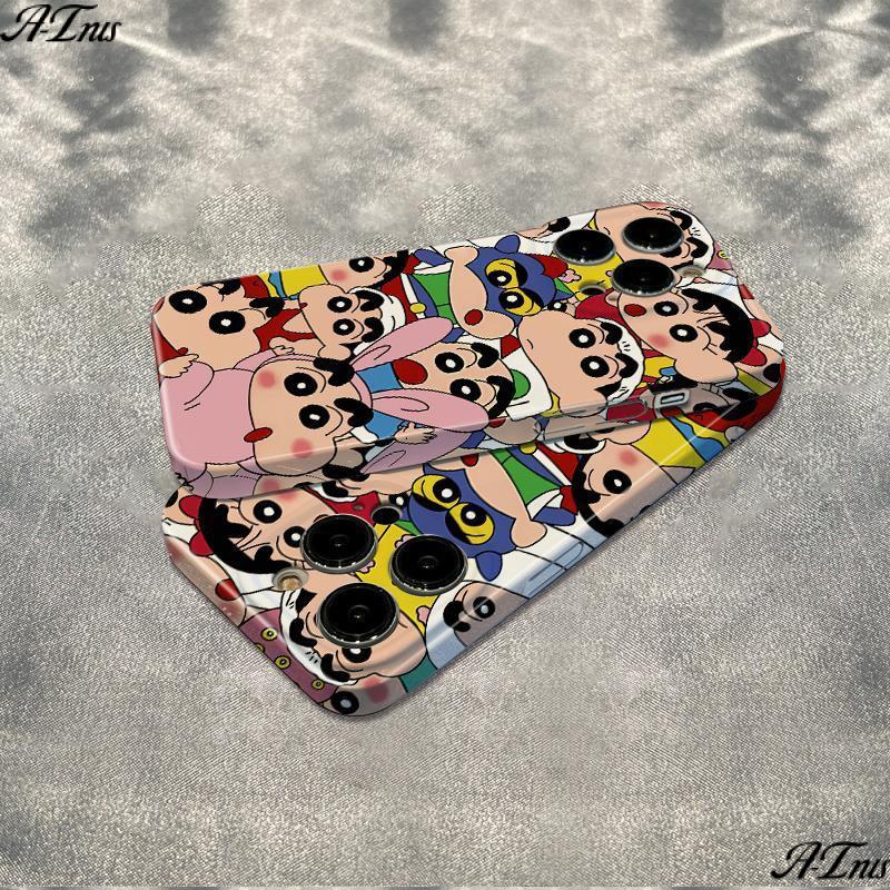 Ốp Điện Thoại Dẻo Họa Tiết Hoạt Hình Shin-Chan Dễ Thương Chống Sốc Cho iPhone12 Maxplus 11 1314pro 6In 78