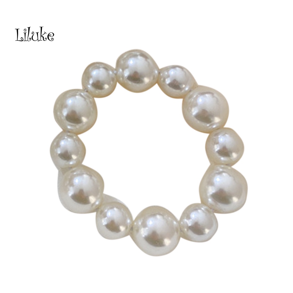 Set 2 Dây Cột Tóc Nữ Đính Ngọc Thời Trang