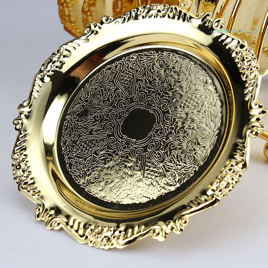 Set 6 Đế Lót Cốc Trà / Cà Phê Bằng Hợp Kim Chịu Nhiệt