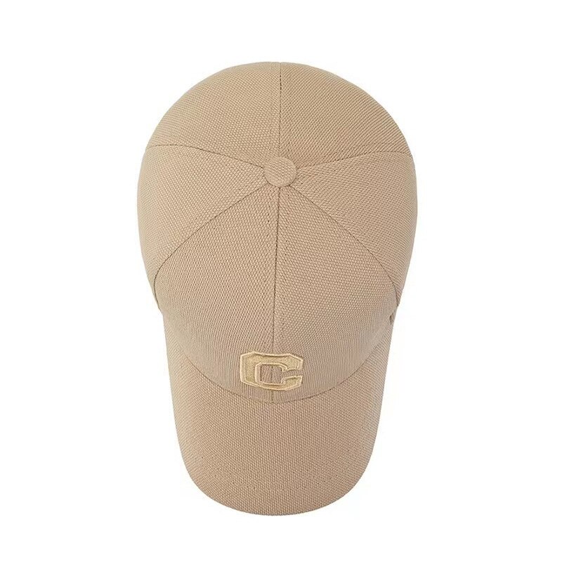 Mũ Lưỡi Trai Chất Liệu Cotton Thêu Chữ Màu Vàng Thời Trang Cho Nam Và Nữ