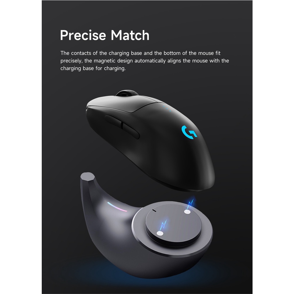 Đế Sạc Chuột Không Dây G502 X Plus G703 G903 G PRO X Siêu Nhẹ GPW2