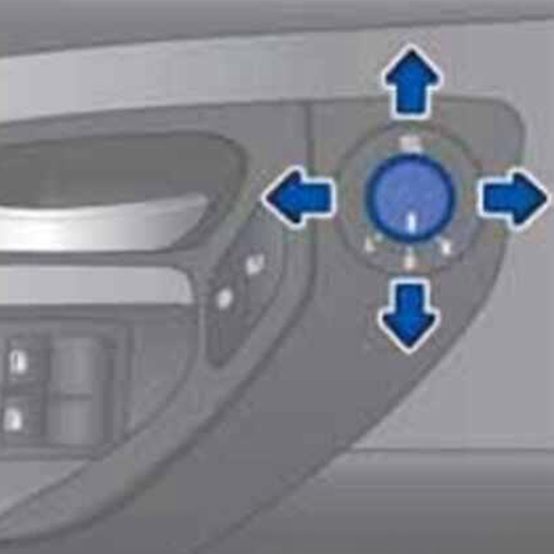 Đèn Led 6R 6R 6R Chất Lượng Cao1959565Nút Vặn Điều Khiển Gương Chiếu Hậu Cho VW Polo 2010-2020 6R1 959 565A