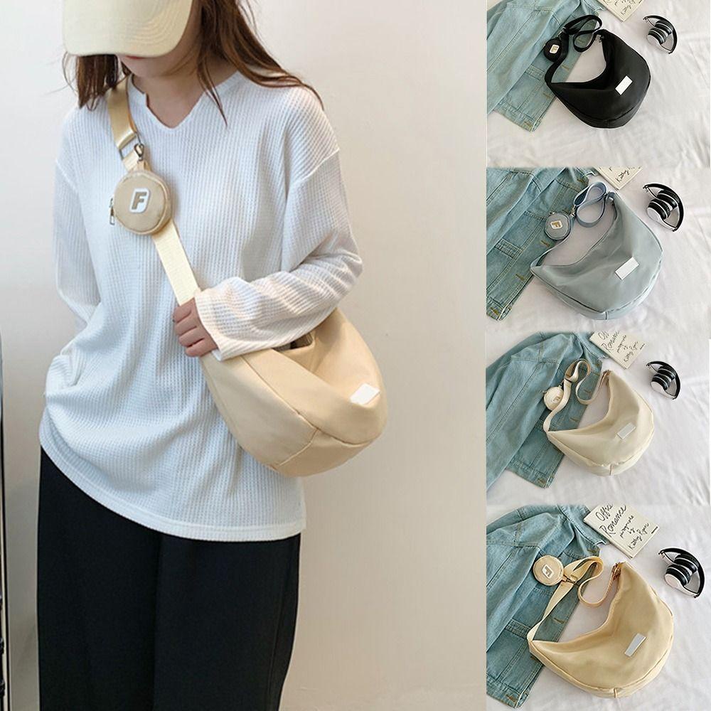 Túi Đeo Vai Bằng Vải Nylon Phong Cách Hàn Quốc Thời Trang Cho Nữ