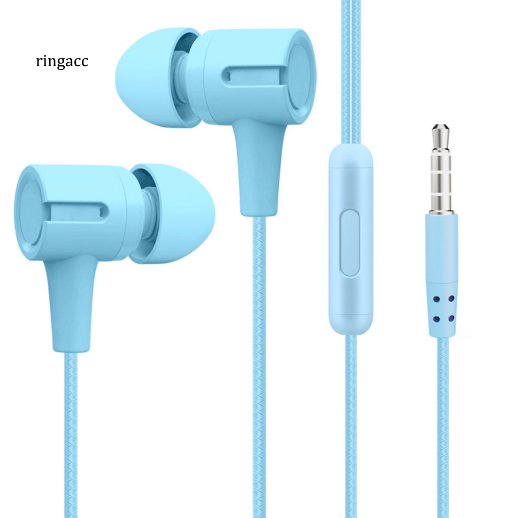 Tai Nghe Nhét Tai RGA L201 Jack 35mm Bass Trầm Có Micro Cho Điện Thoại