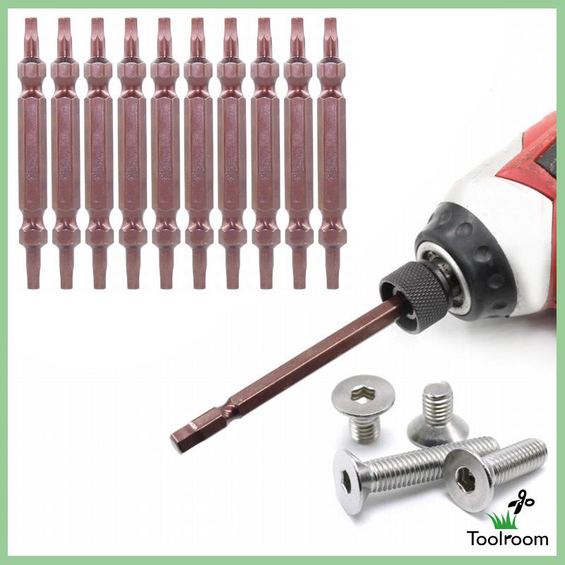 Bộ 10 Mũi Khoan Tháo Lắp Nhanh Đầu Lục Giác 1 / 4 "