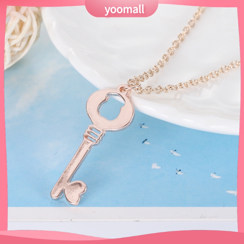 [YM] Vòng cổ Mặt Hình Gấu / Chìa Khóa / Trái Tim Cho Nữ