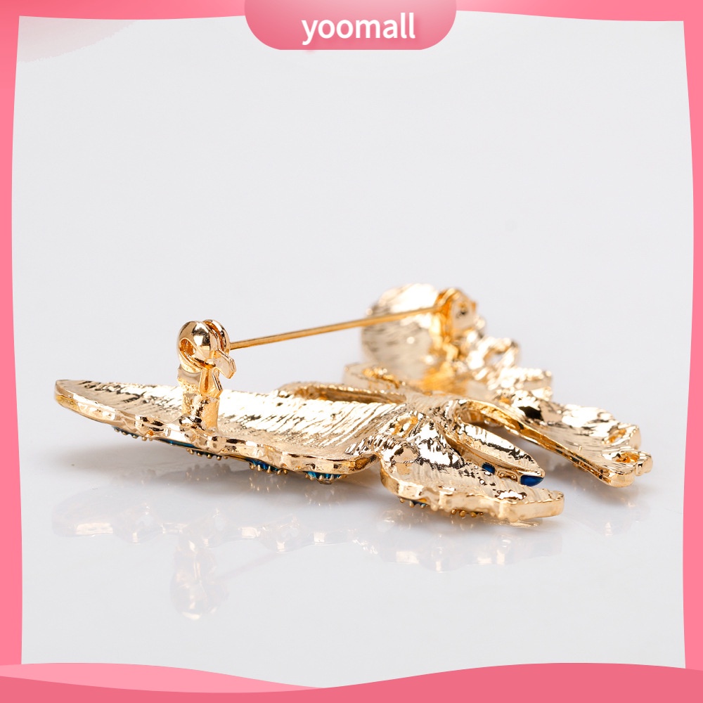 [YM] Trâm Cài Áo Hình Bướm Giọt Dầu Nhiều Màu Sắc Mới Phù Hợp Vớ