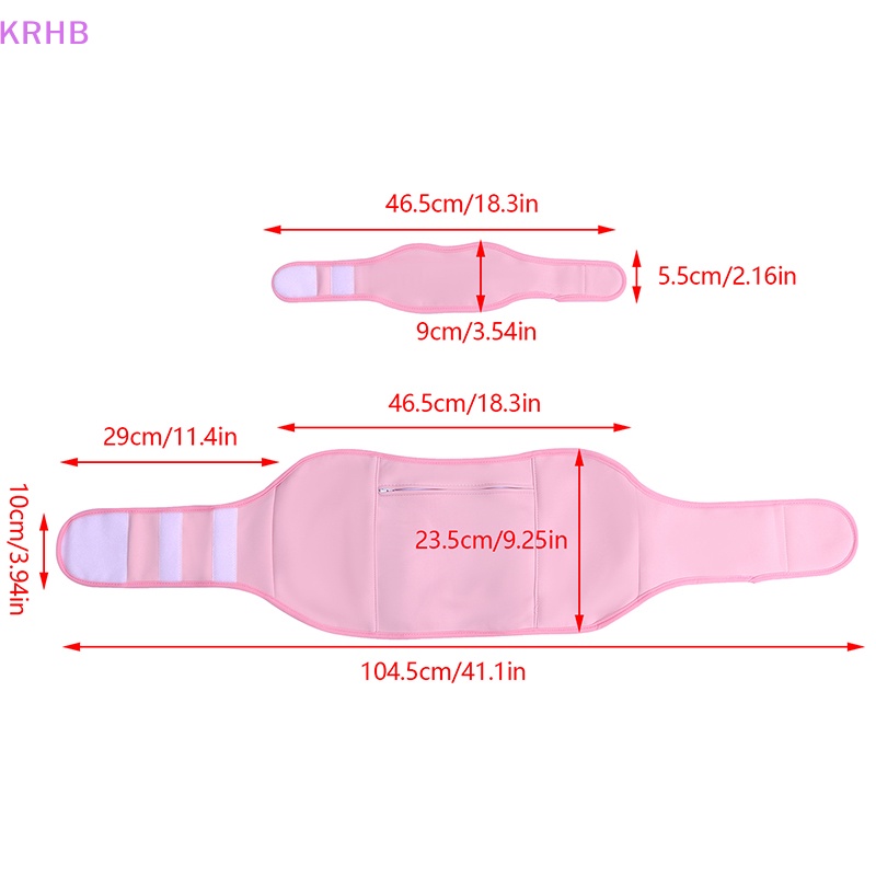 Khăn Quấn Dầu Thầu Dầu Hữu Cơ KRHB Với Dây Đeo Cotton Nỉ Co Giãn Có Thể Giặt Được Mới