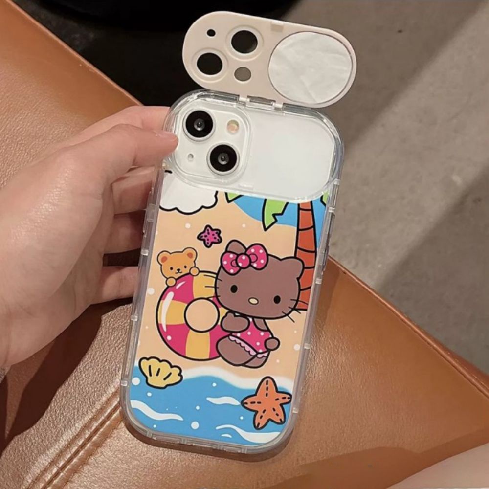 Ốp Điện Thoại TPU Mềm Chống Rơi Họa Tiết Hello Kitty Dễ Thương Cho IPhone 11 12 13 14 Pro Max