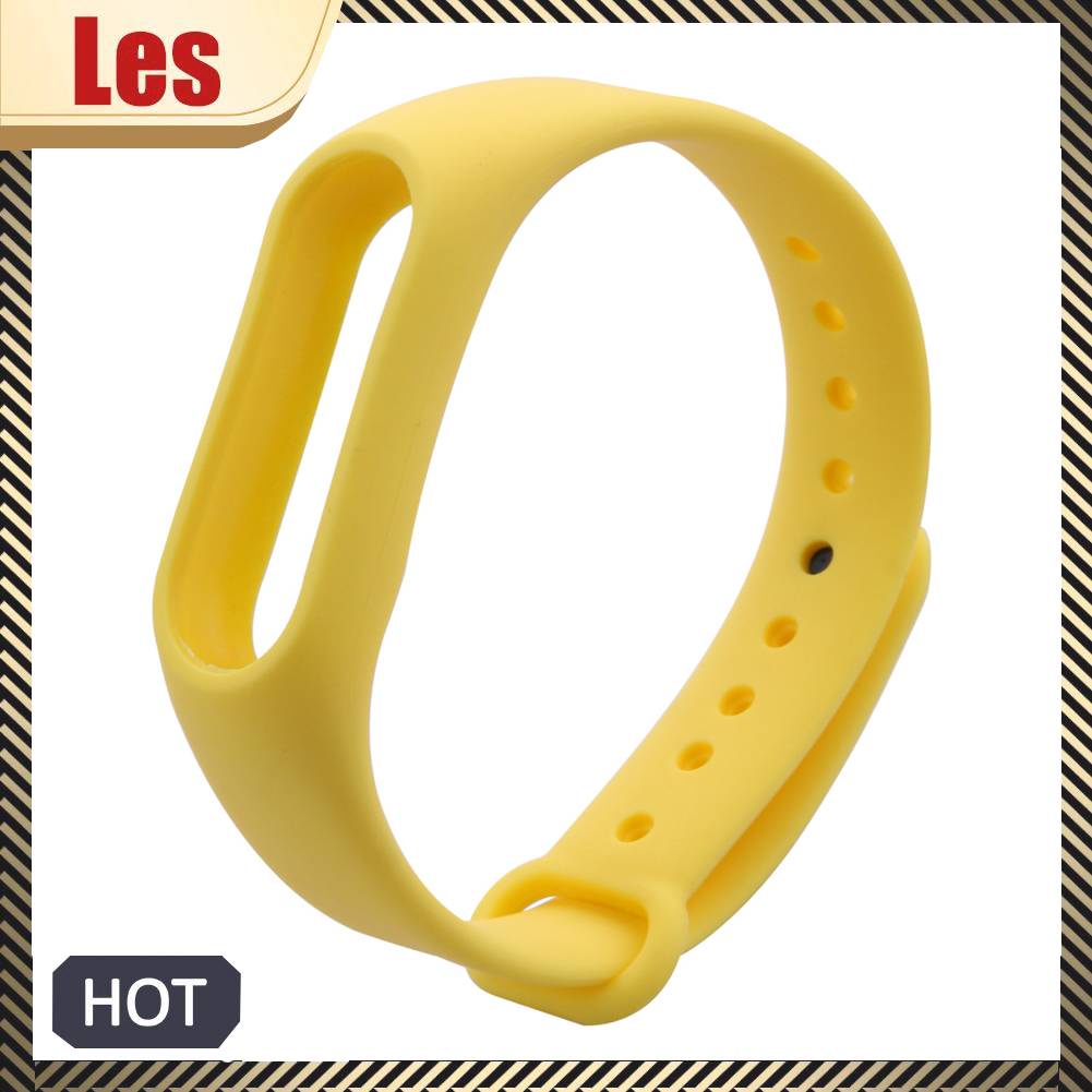 Dây Đeo Thay Thế Chất Liệu TPU Màu Trơn Cho Xiaomi Mi Band 2