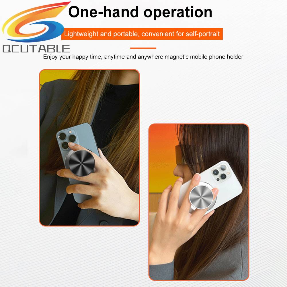 Giá Đỡ Điện Thoại Dạng Nhẫn Đeo Ngón Tay Từ Tính Tiện Dụng Cho lphone14 / 13 / 12