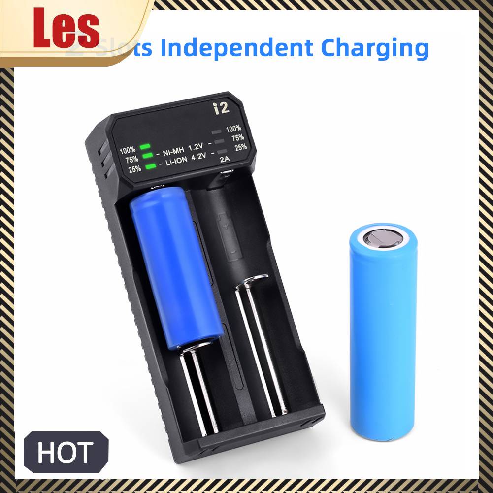 Bộ Sạc Pin Essager USB 2 / 4 Chỗ Cho 18650 Lithium Ni-MH