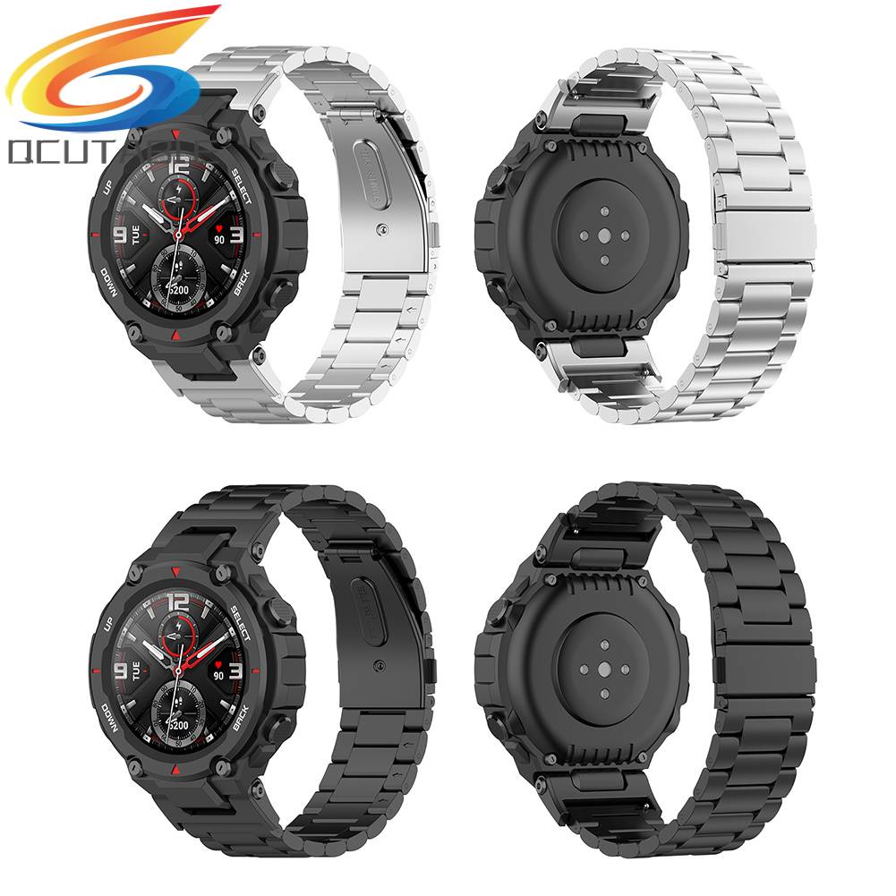 Dây Đeo Inox Cho Đồng Hồ Thông Minh Huami Amazfit T-Rex Pro / Amazfit T-Rex