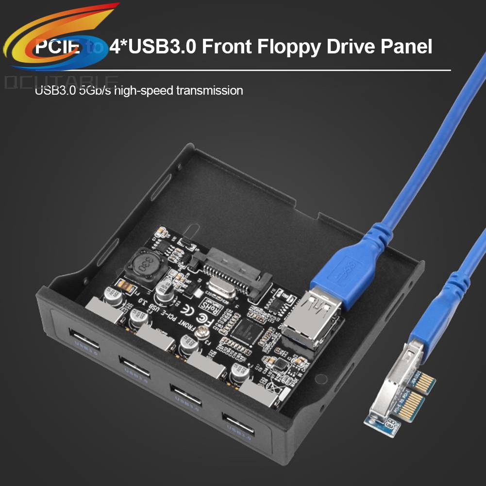 Bảng Mạch Chuyển Đổi PCI-E 1X Sang USB 3.0 4 Cổng USB 5Gbps