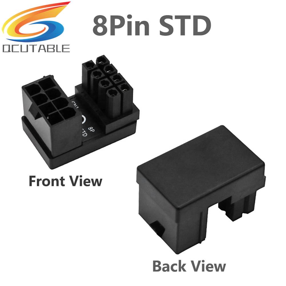 Đầu Chuyển Đổi ATX 8-Pin Female Sang 8pin Male 180 Độ Cho Thẻ Đồ Họa PC