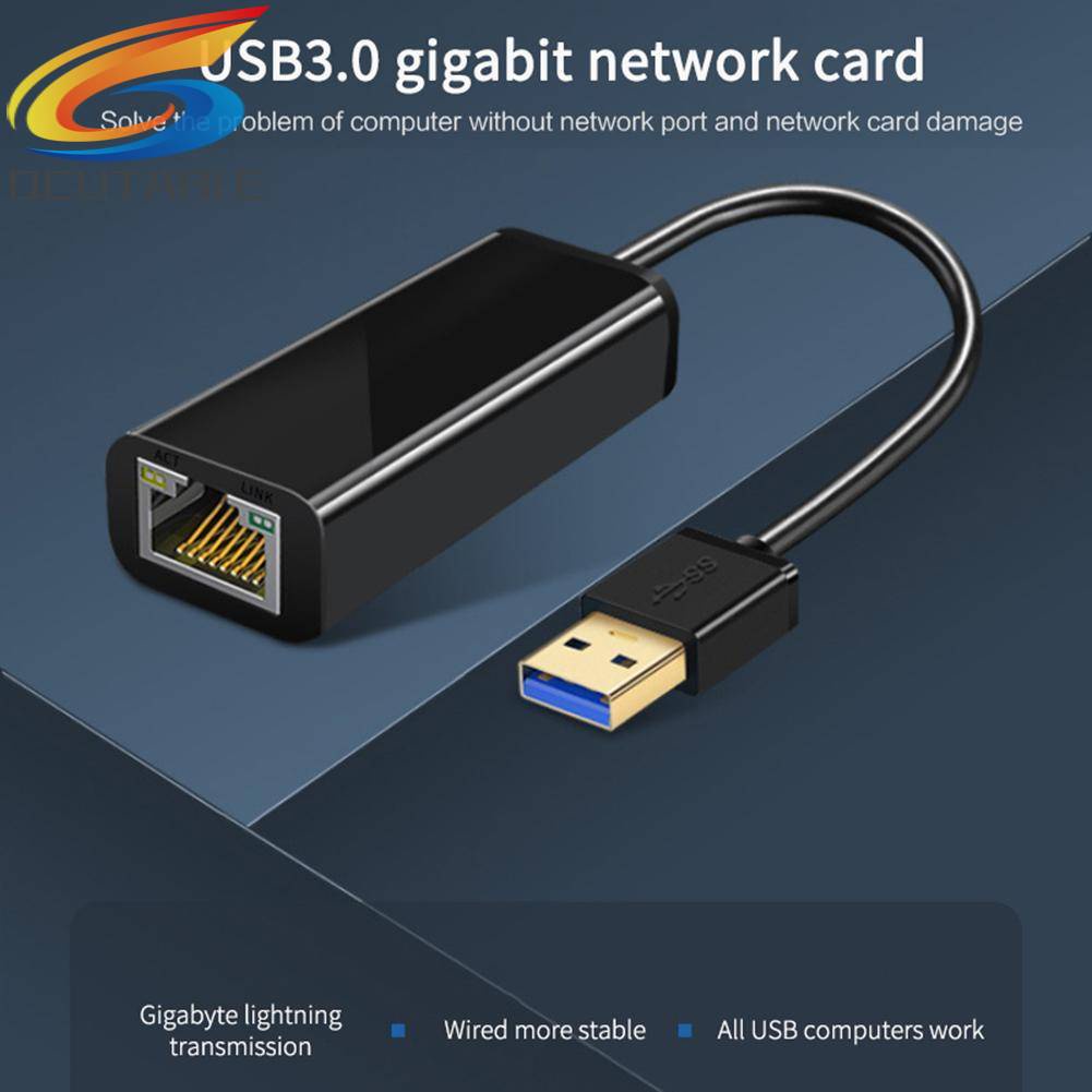 Usb 3.0 Chuyển Đổi Thẻ Mạng Lan RJ45 1000Mbps Cho Windows 7 8