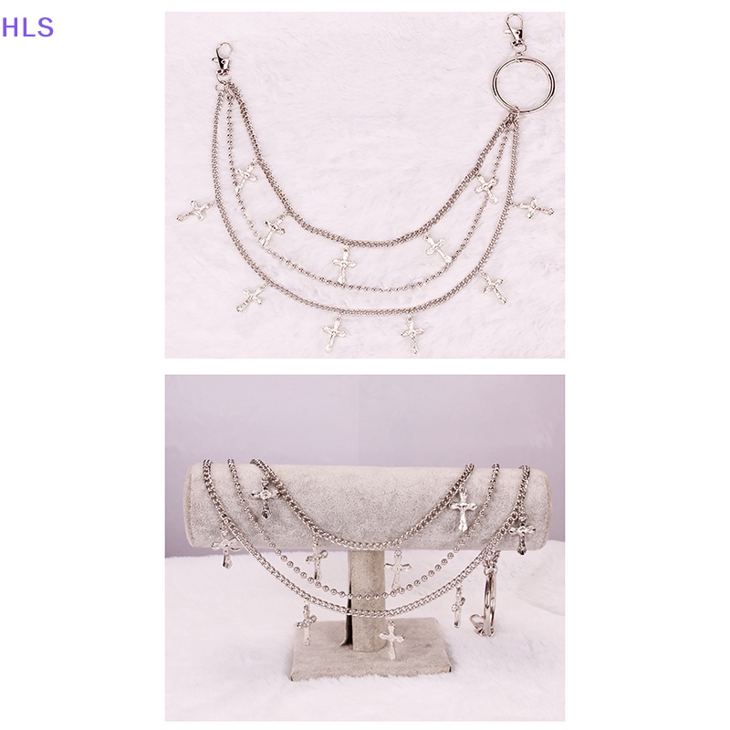 Dây Xích Kim Loại Nhiều Lớp Đeo Thắt Lưng Quần Jean Phong Cách Punk Cá Tính Cho Nữ