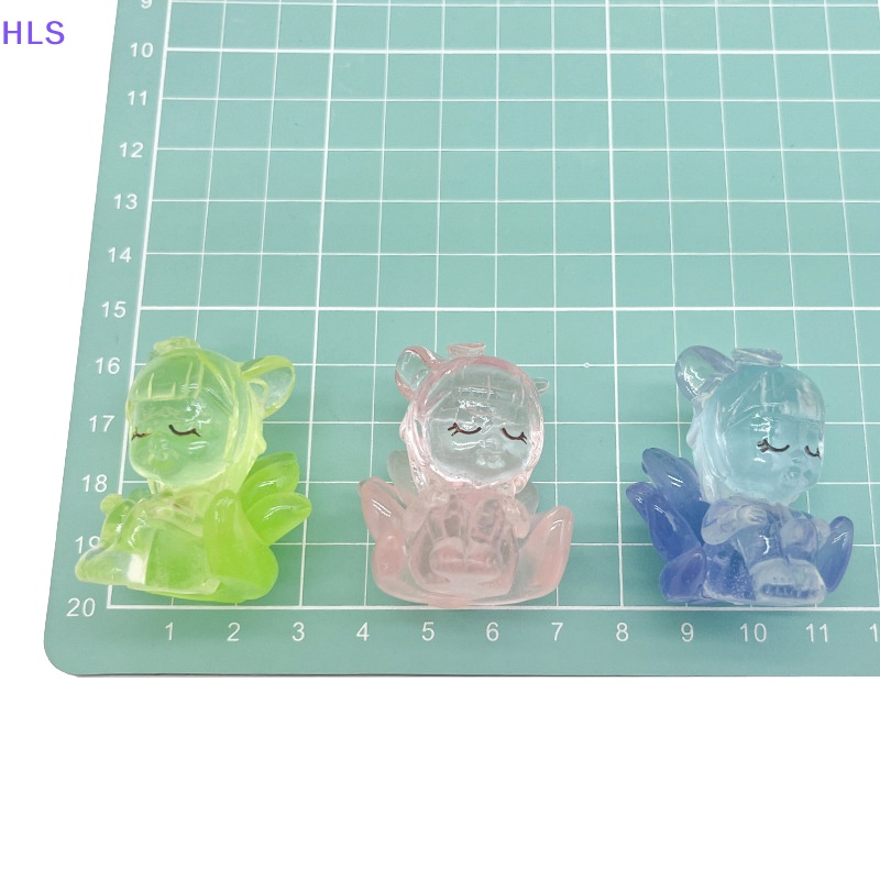 [HLS] Set 2 Tượng Cáo Chín Đuôi Phát Sáng Trong Bóng Tối Mini Bằng Nhựa Resin Trang Trí Tiểu Cảnh / Nhà Búp