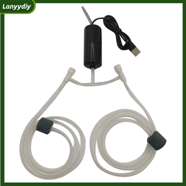 Máy Bơm Oxy Mini Siêu Êm Sạc Usb Cho Bể Cá