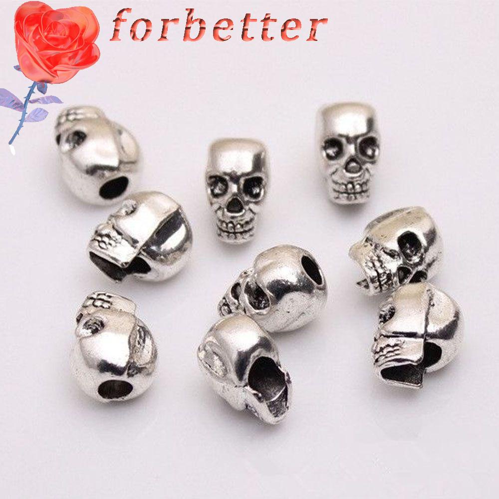 FORBETTER Hạt Charm Bằng Kim Loại Phong Cách Tây Tạng DIY