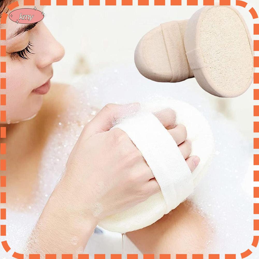 KRNY Miếng Bọt Biển Tẩy Tế Bào Chết Màu Be Hình Luffy Cho Phòng Tắm