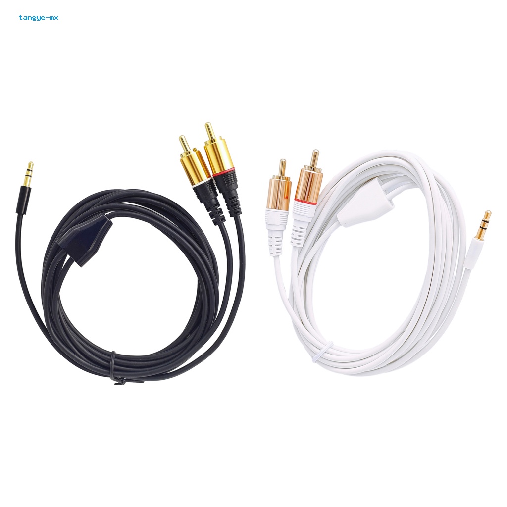 Cáp Âm Thanh Chữ Y Mạ Vàng Chuyển Đổi Từ Đầu Cắm 3.5mm Sang 2RCA Chuyên Dụng