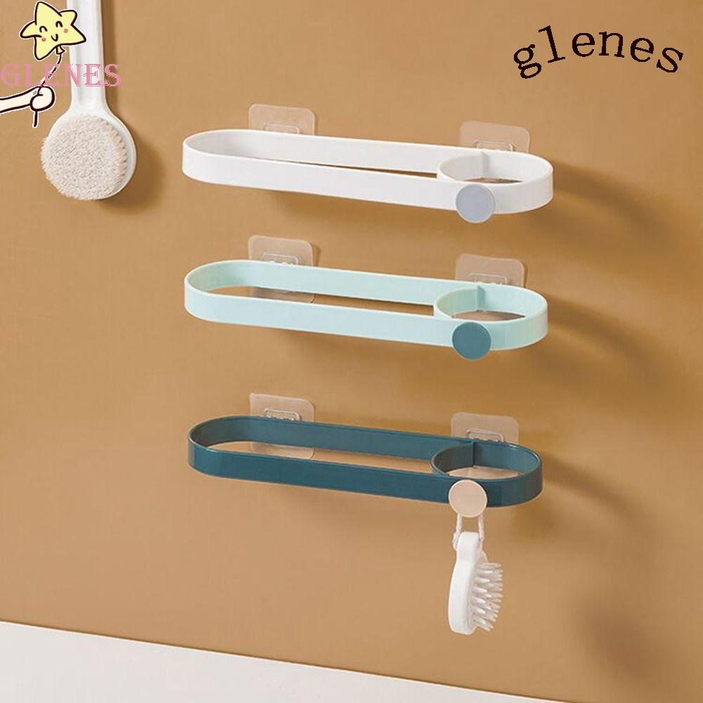 GLENES Giá Đỡ Máy Sấy Tóc Gắn Tường Đa Năng Bằng Nhựa