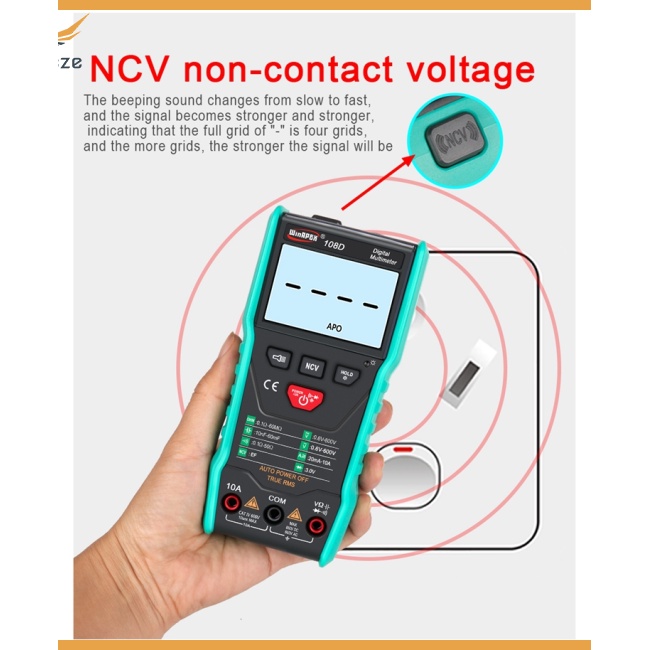 Vạn Năng Kế Kỹ Thuật Số Winapex 108D RMS 5999 AC / DC