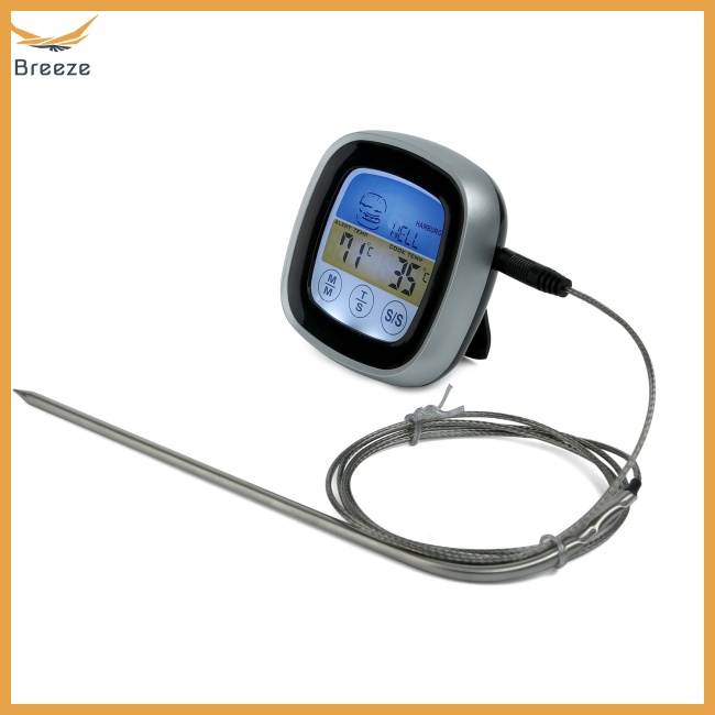 Nhiệt Kế Điện Tử Màn Hình Lcd Kèm 2 Đầu Dò Nhiệt Độ